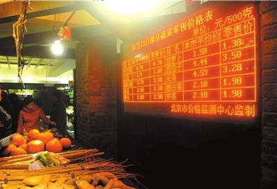 北京蔬菜價格漲勢已趨緩 曬菜價防止借機(jī)漲價