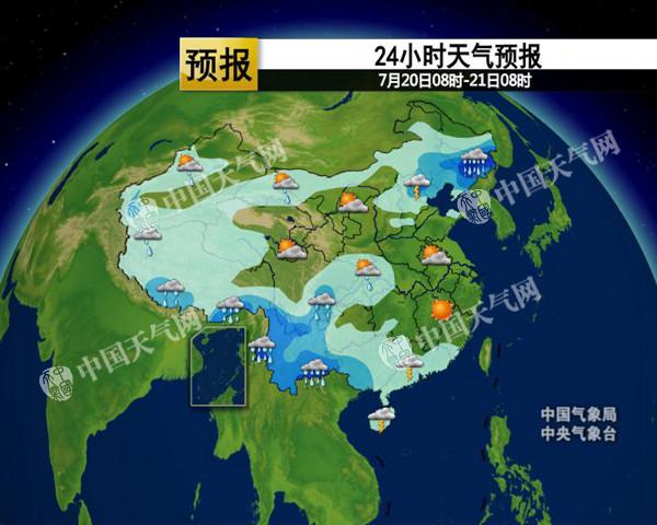 強降雨襲東北華北 吉林等局地有大暴雨